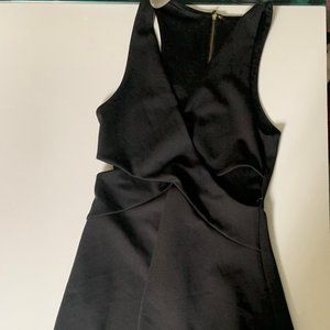Black Cutout Cocktail Dress